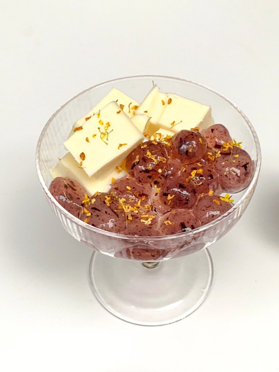 的早餐|桂花紫米酒酿奶冻啵啵碗 桂花紫米酒酿冻 桂花紫米酒酿20g