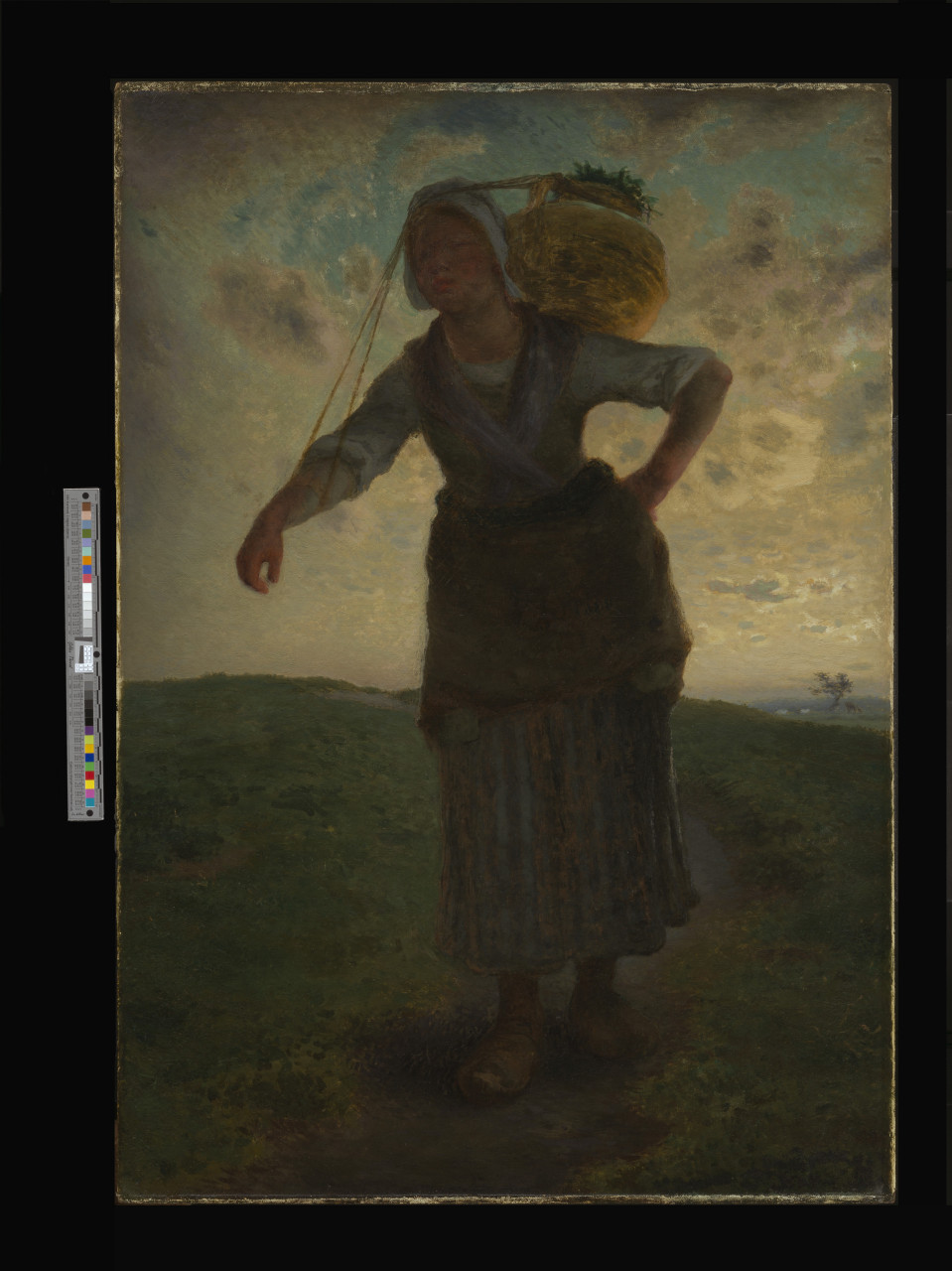 a norman milkmaid at gréville 中文名称:	格雷维尔的诺曼挤奶女工