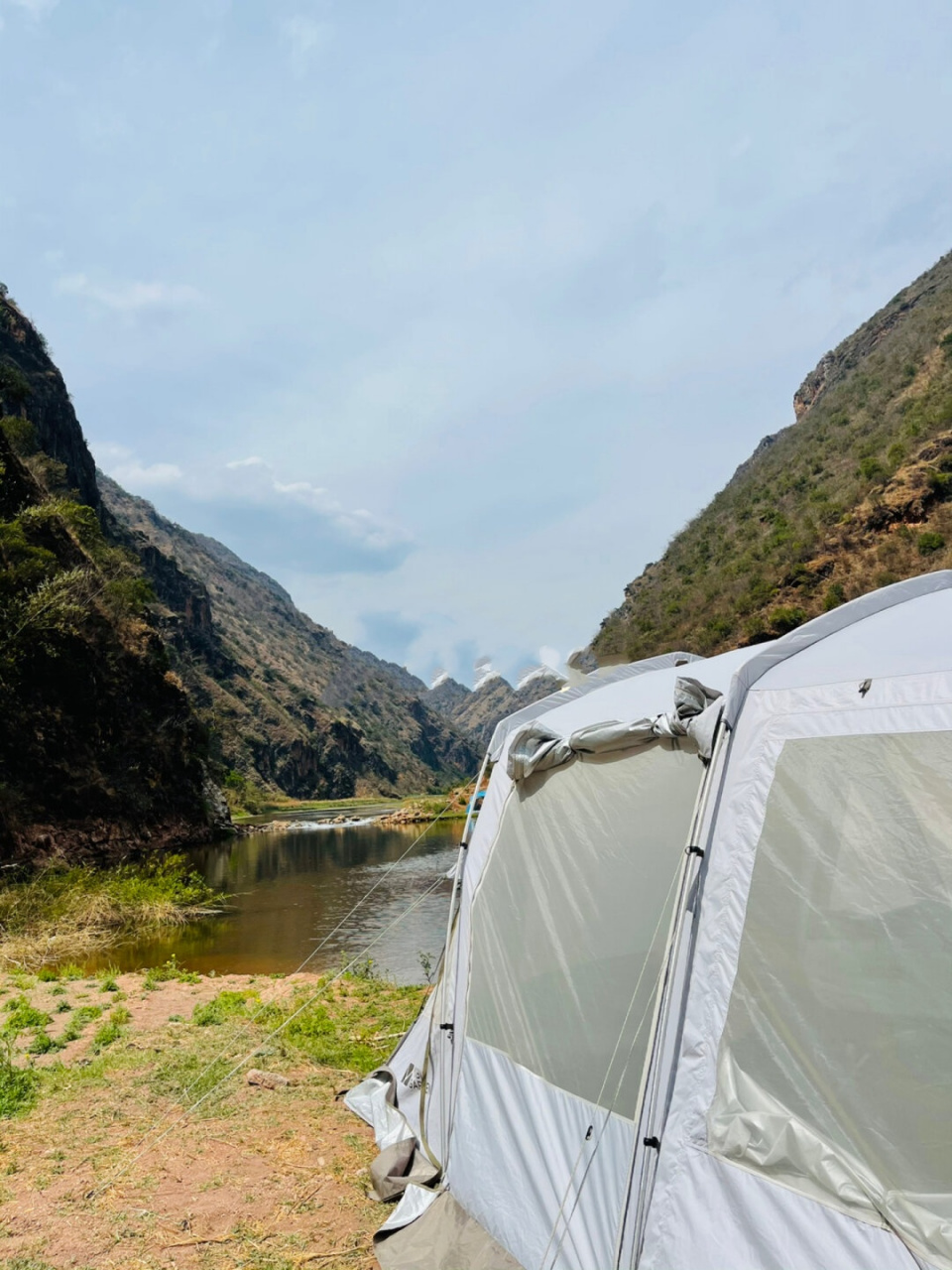 露营当然要记录  峡谷 河滩 绿汁江露营  99地点:云南省禄丰市小