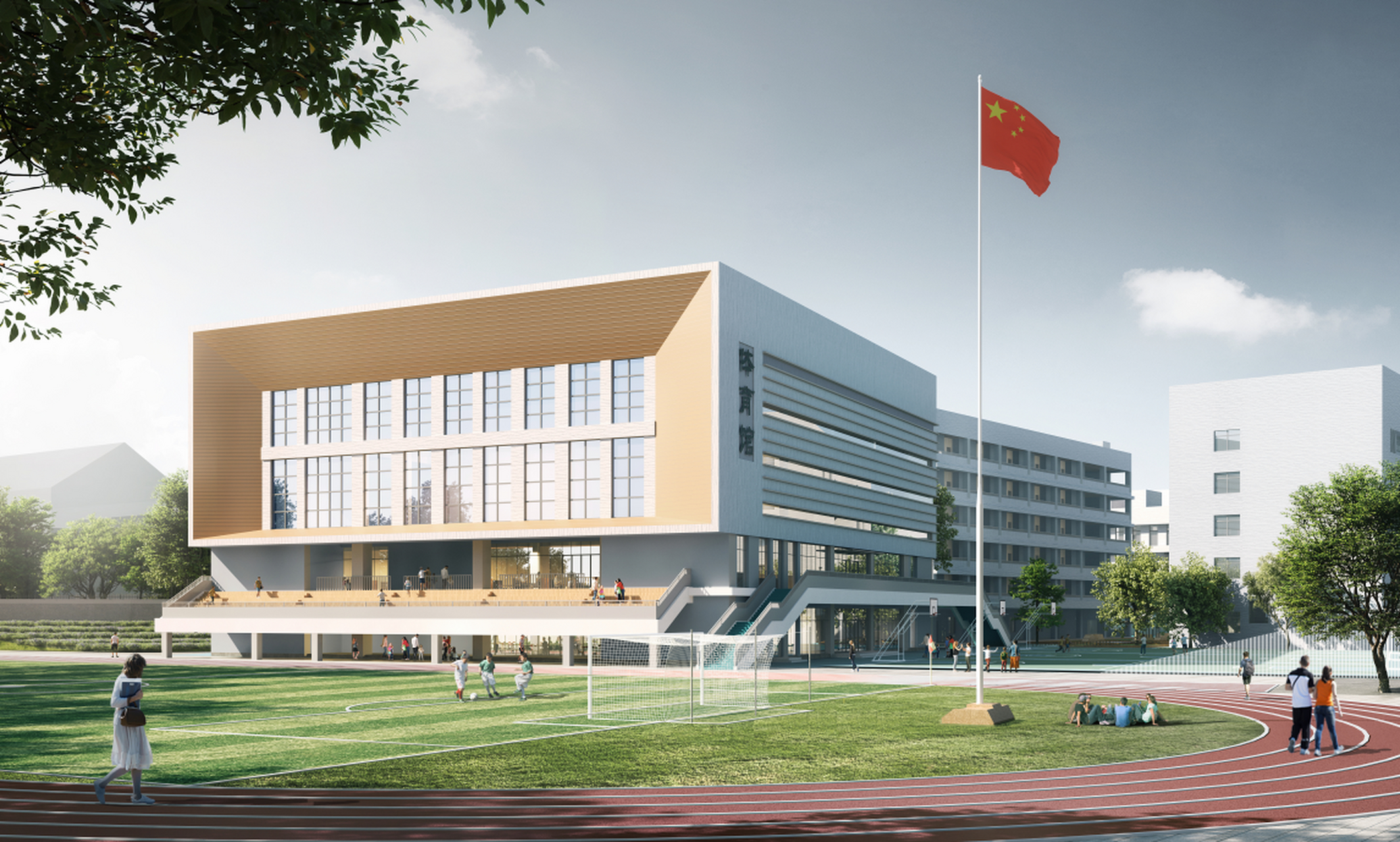 新区社仓中学选址长沙市岳麓区洋湖街道,东临清风路,南靠岳麓实验中学