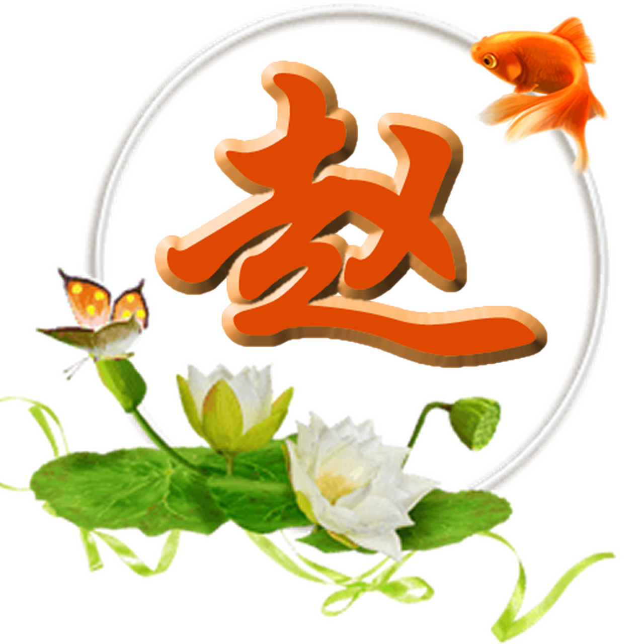 【原创福气百家姓头像 | 第一位:赵姓】福图一刻原创制作百家姓头像.