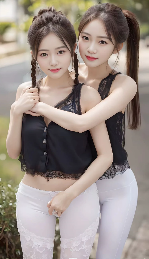 可爱的双胞胎美女,如果给你做老婆,你愿意吗?