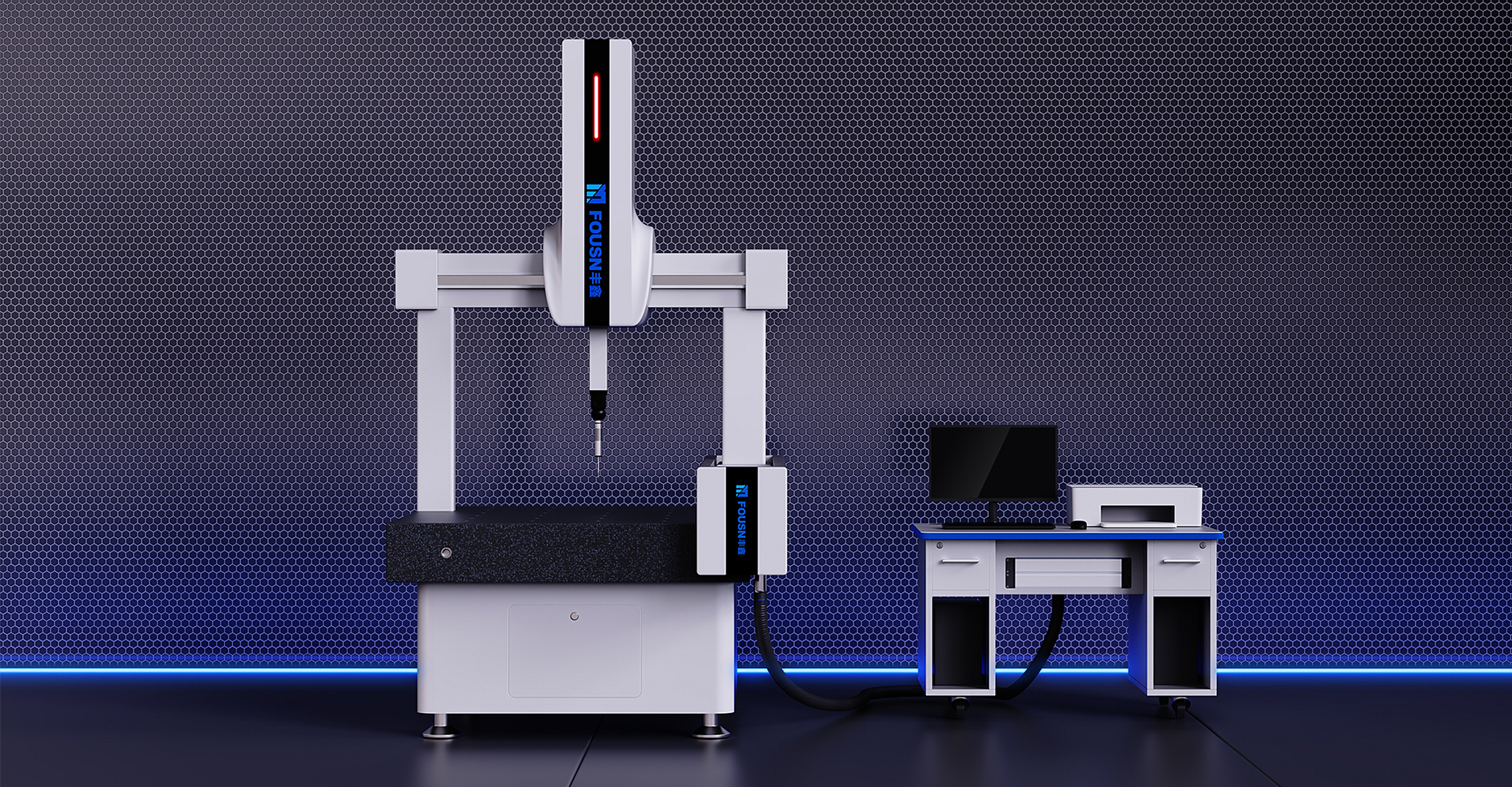 国产首款陶瓷横梁全自动三坐标测量仪,精度远超国内同行,结合高精度测