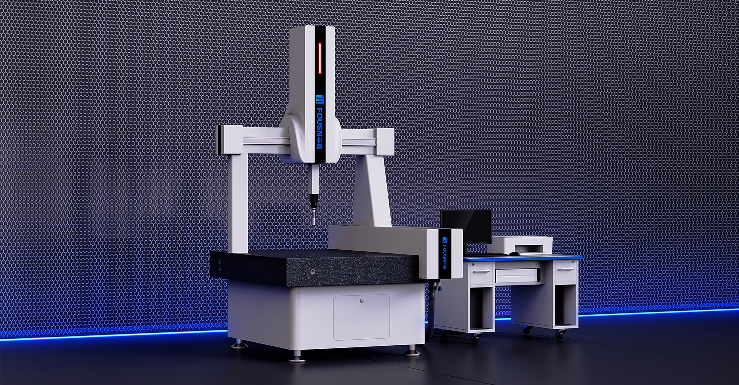 国产首款陶瓷横梁全自动三坐标测量仪,精度远超国内同行,结合高精度测