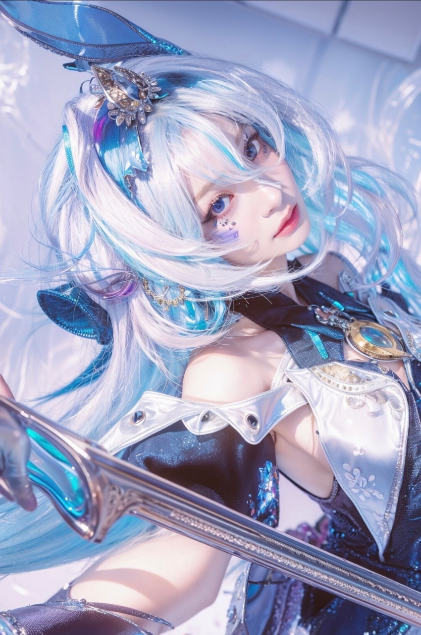 ai真人化后的王者荣耀 大乔美哭08
