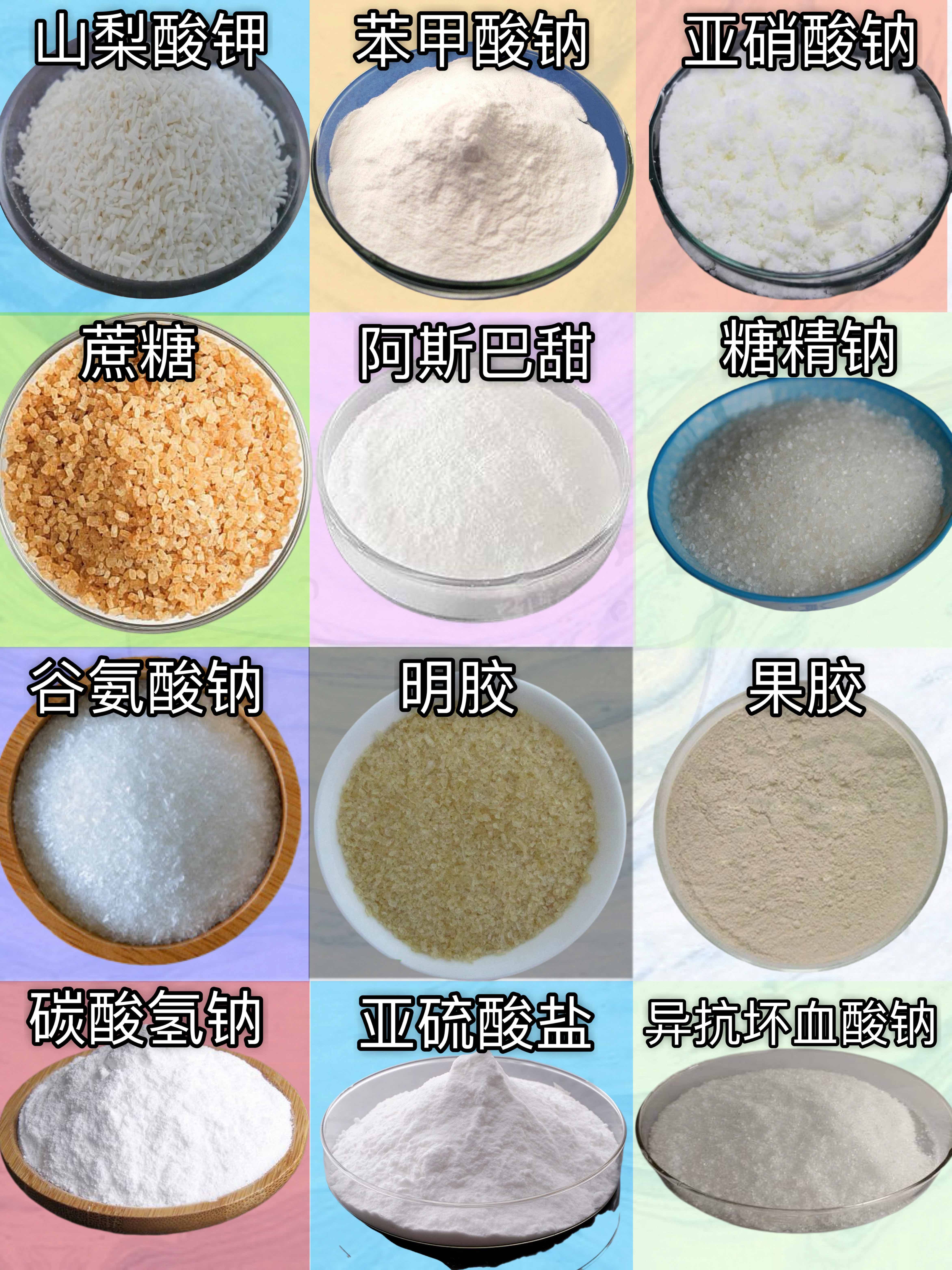 1 山梨酸钾 食品抗氧化及防腐剂普遍添加在各类食品中如酱油腌制