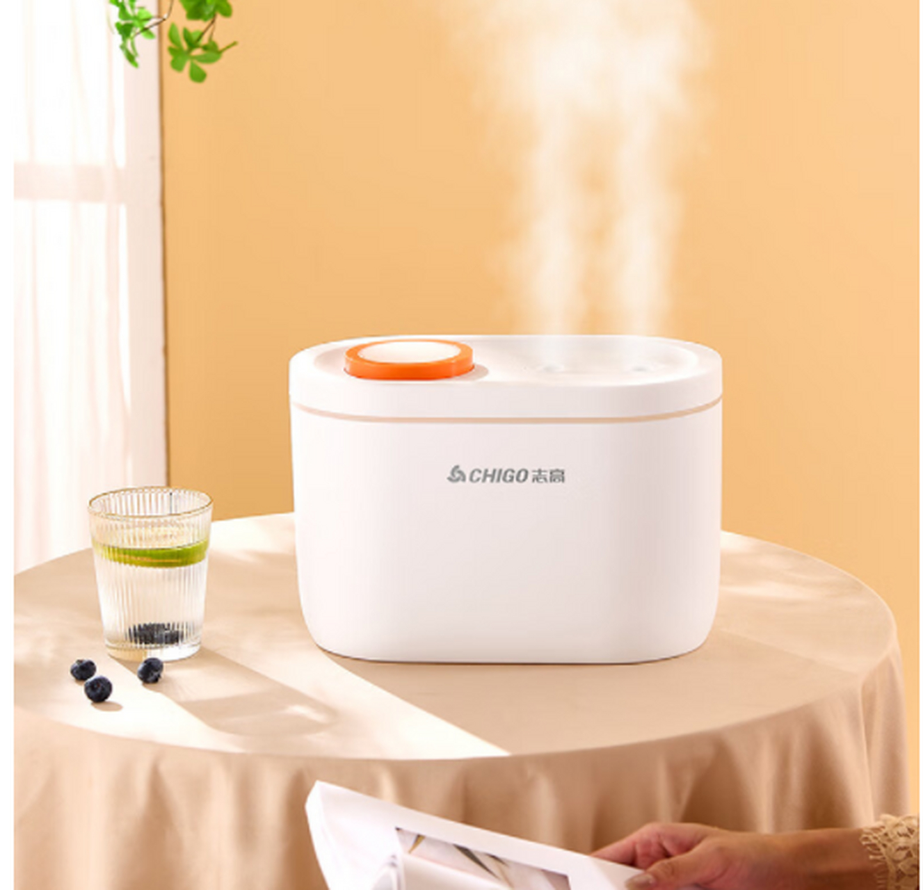 摘要:志高加湿器zg-kc09便携小巧,适合小面积环境;志高加湿器1000ml大