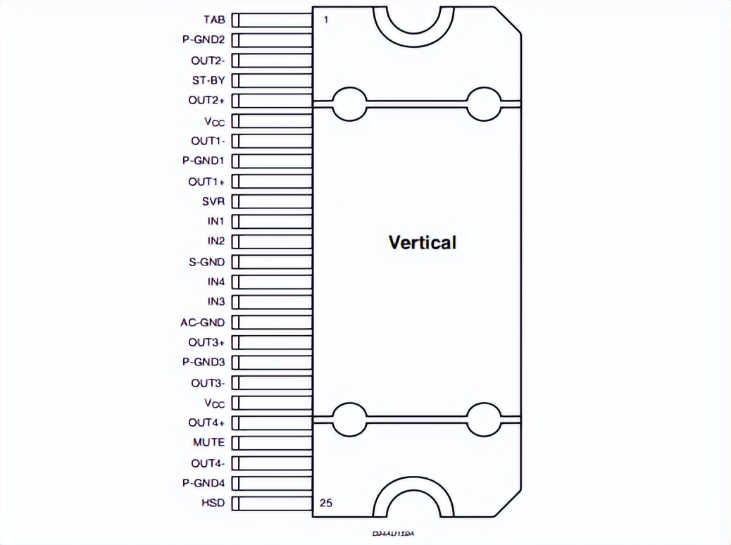 tda7850(st 音频功率放大器芯片)技术参数详解及引脚图