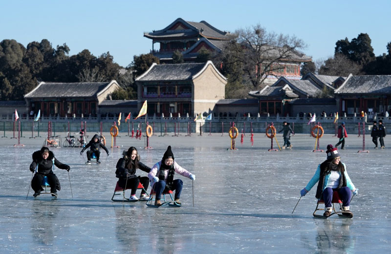 济南滑冰场图片