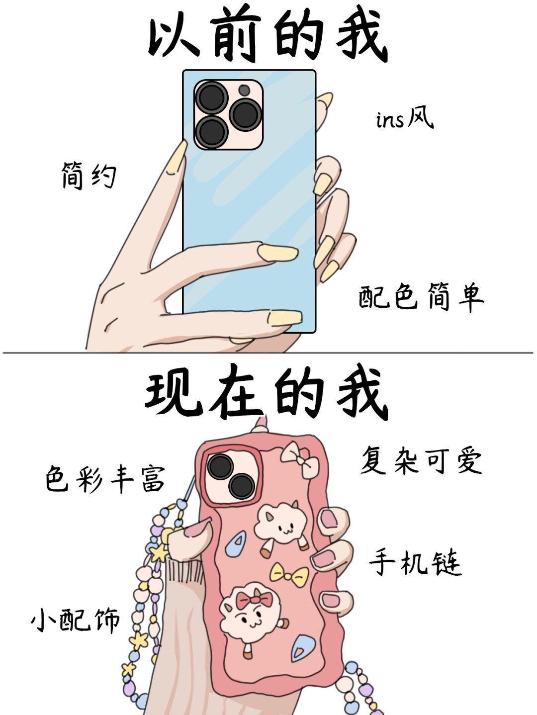 观察一下过去和现在女生所喜欢的东西,辉谏钪辛粢夤男 事物的变化