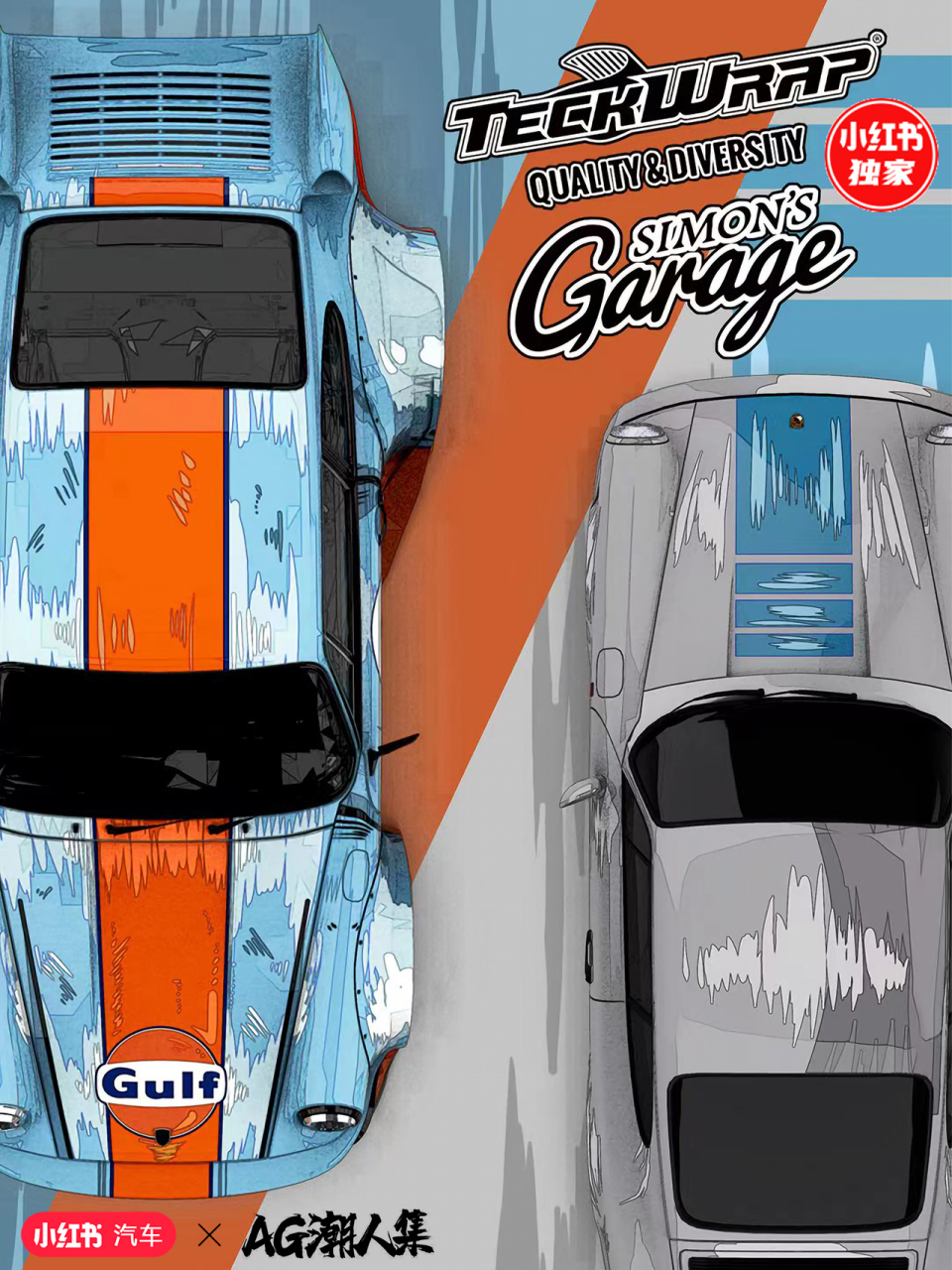 西蒙神奇车库   首先,让我们来看看这辆保时捷911(930) rwb,它采用了