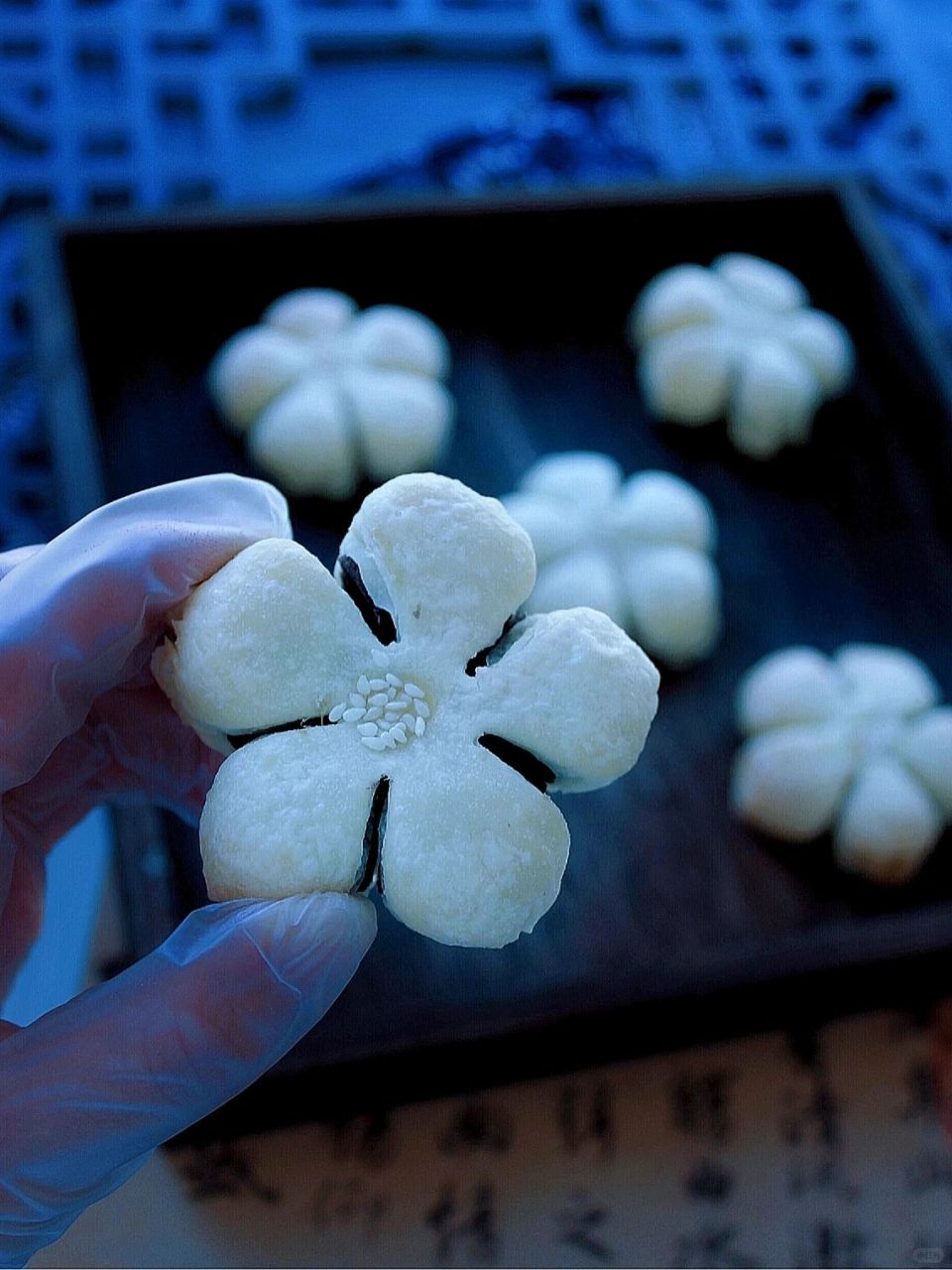 国潮酥之梨花酥 油皮材料中粉白糖温水 黄油油酥材料低粉馅料 白锦无