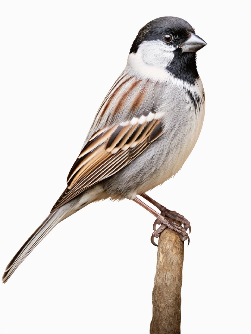 绘画素材||可爱的小麻雀!  在绘画的世界里,细节的描绘是至关重要的.