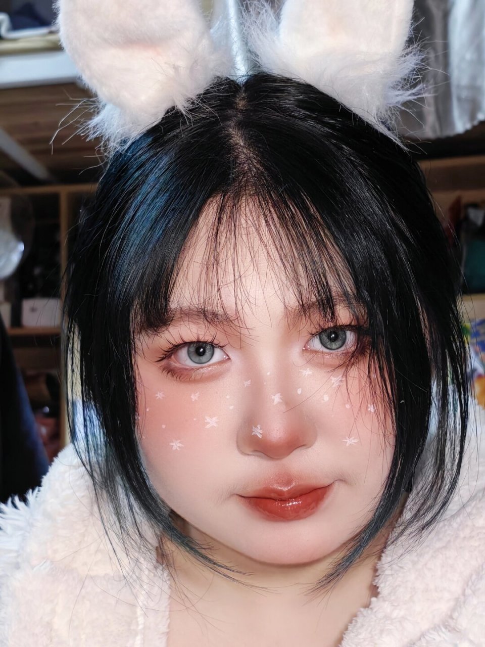 圣诞快来化兔子妆容!