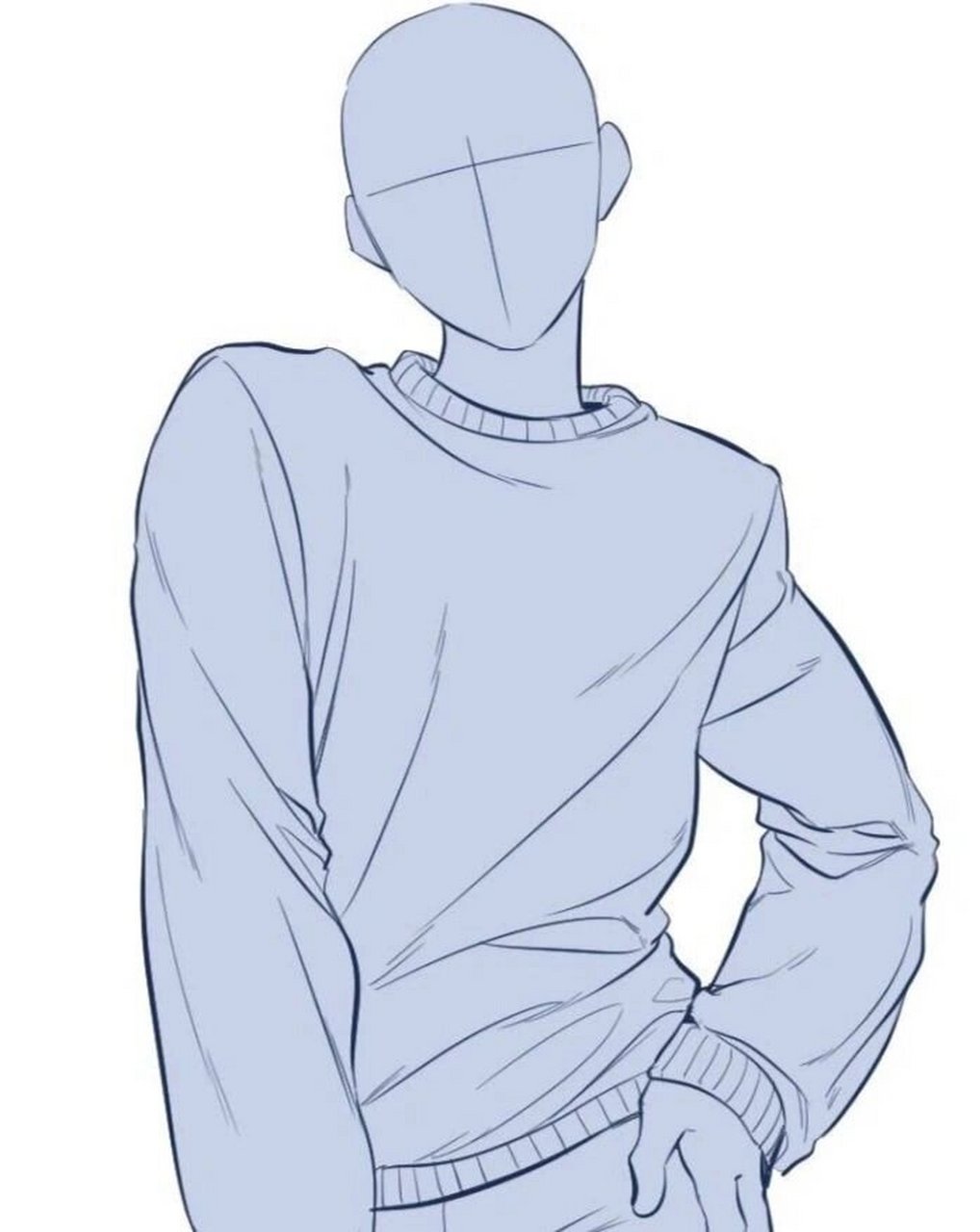 少年半身互动模板素材  在绘画的世界里,鹿岛狐奈以其独特的人体动态