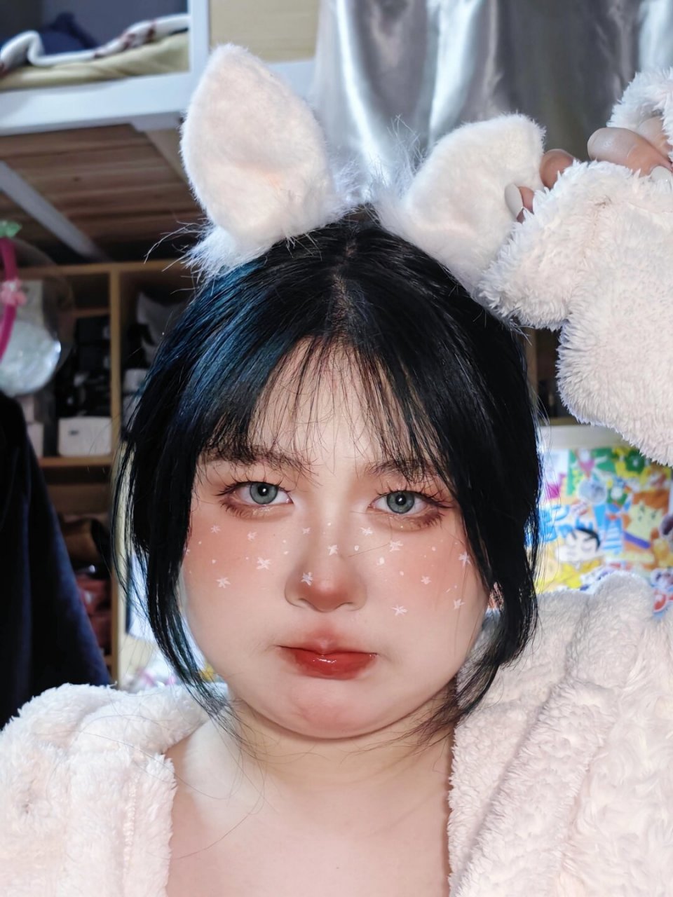 圣诞快来化兔子妆容!