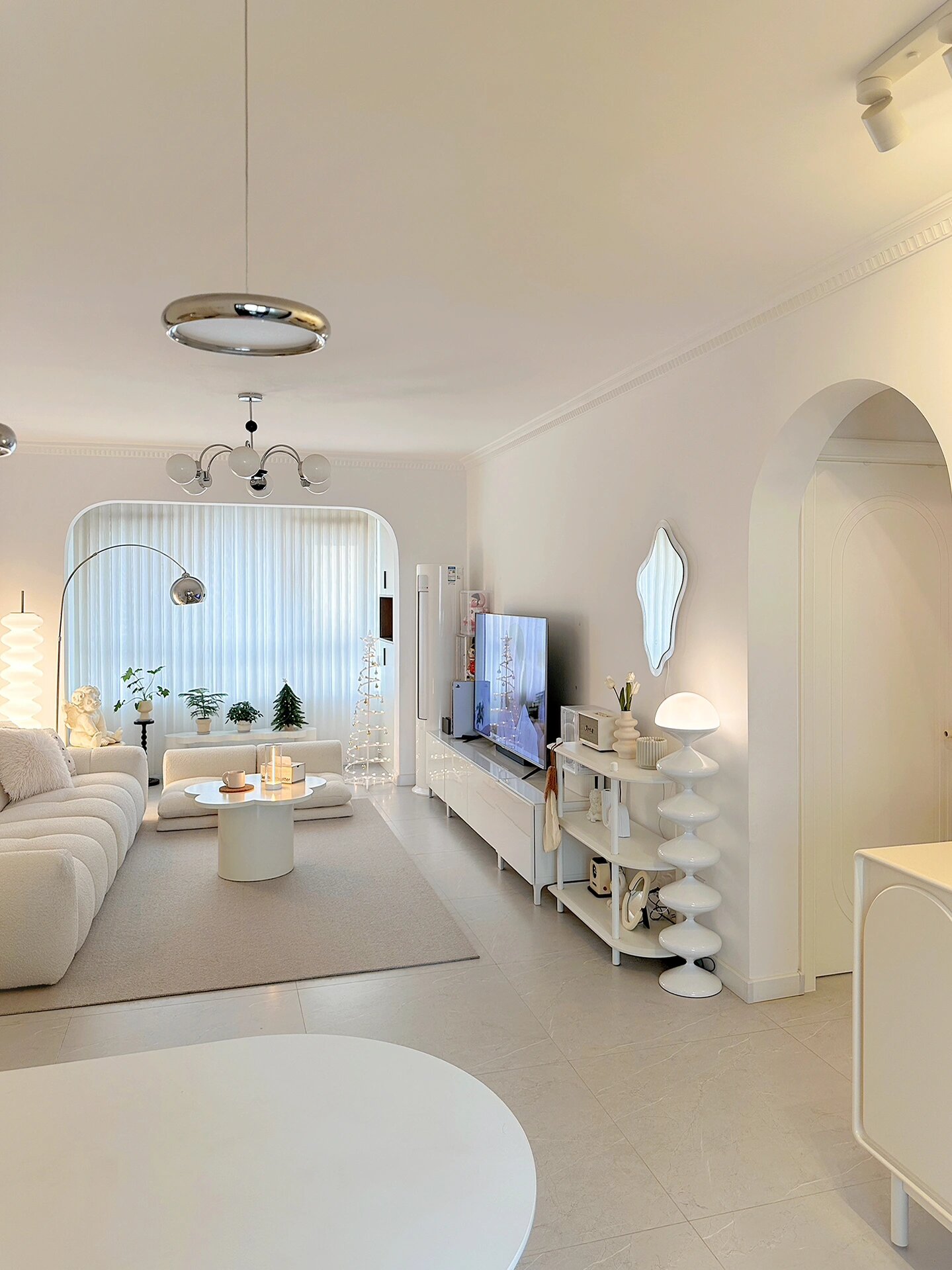 8w简装|只刮了大白墙的奶油小屋 我家套内100平,三室一厅两卫一厨 硬