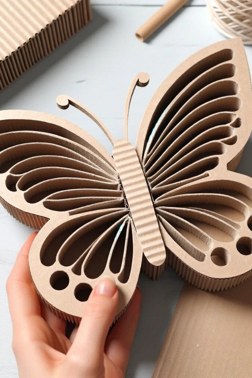 可爱瓦楞纸动物  在生活的琐碎中遇见艺术的惊喜,小小的瓦楞纸动物