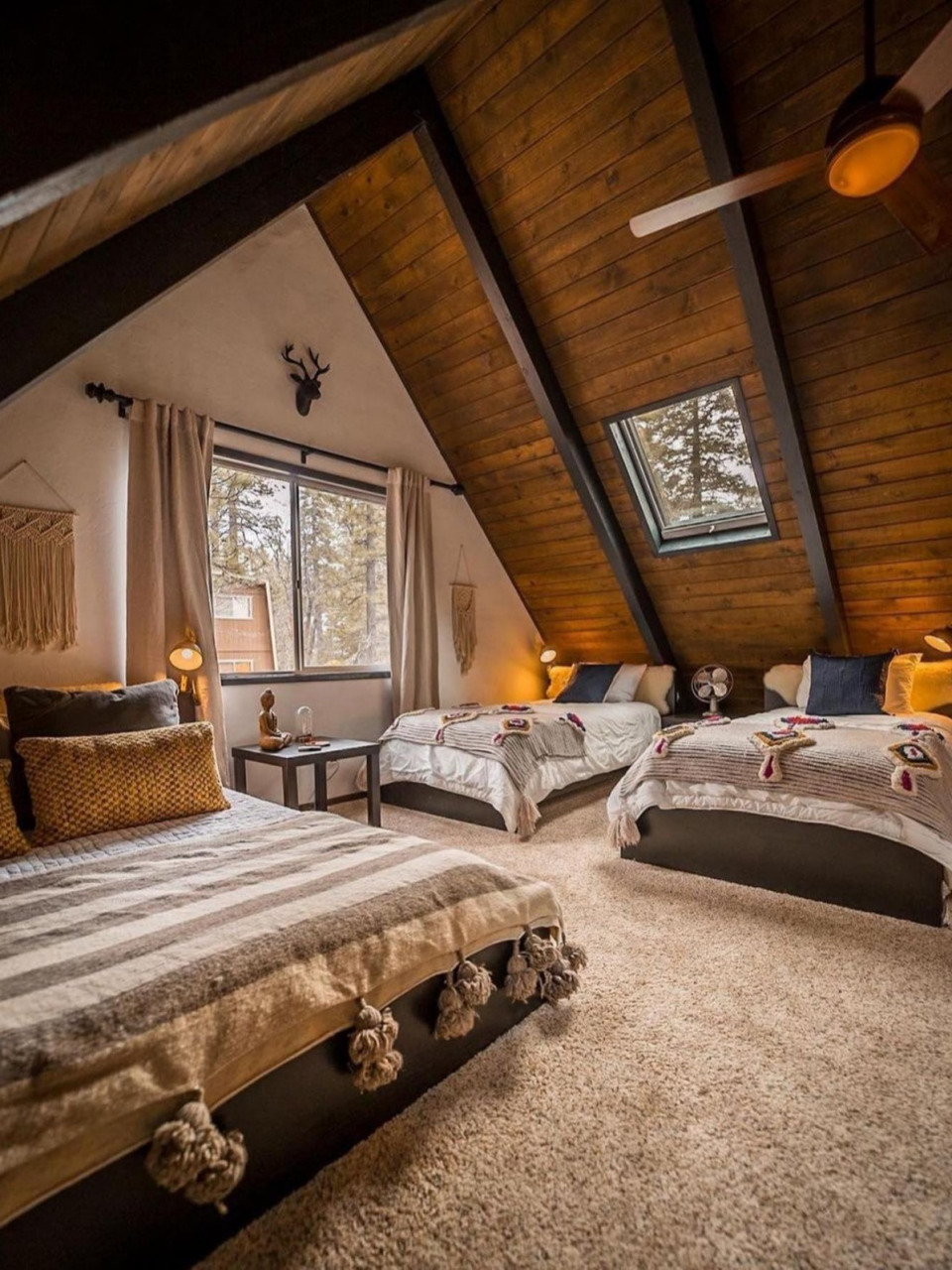 home |美式原木阁楼上的房子好有感觉  栖居在美式原木阁楼上,每一寸