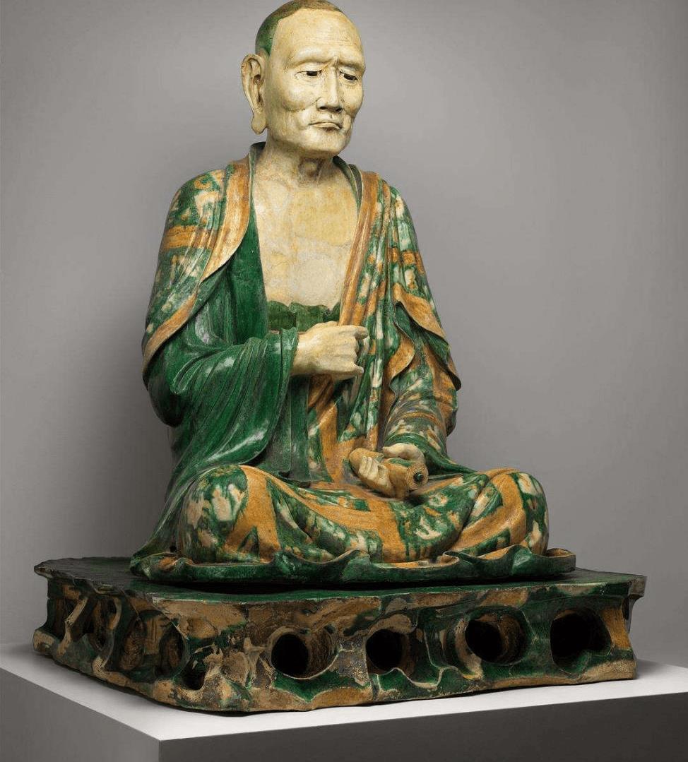 刘志钧论瓷:辽代三彩罗汉像漫游世界博物馆(上)