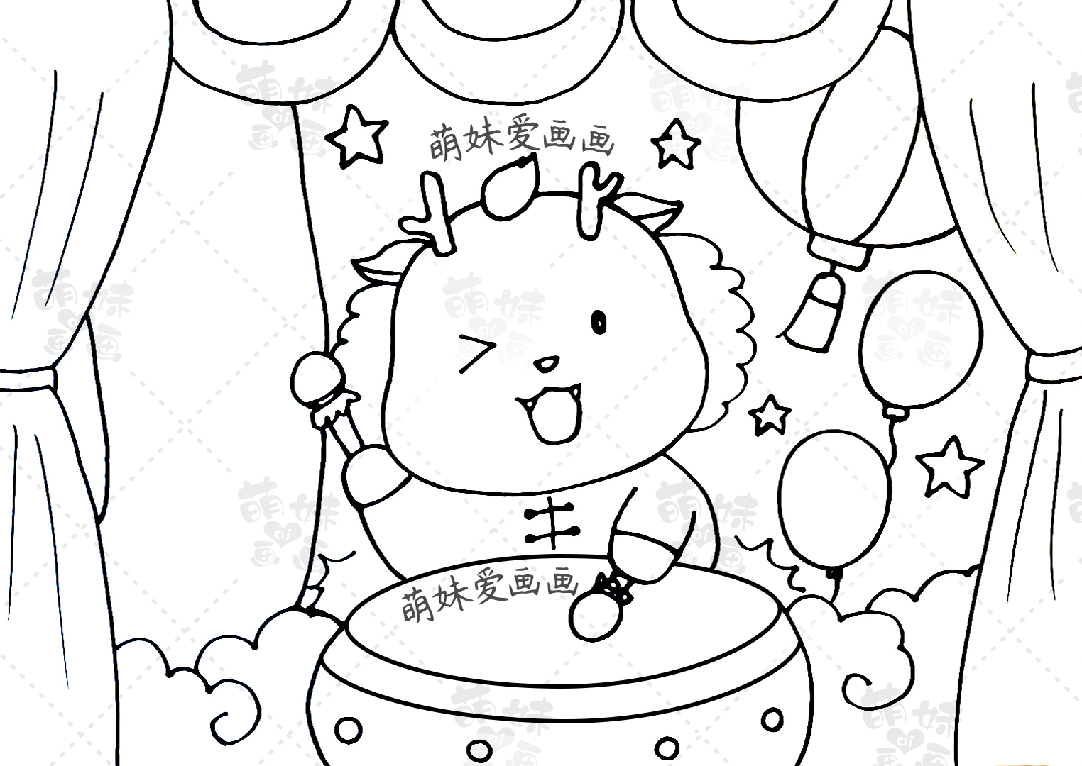 含文字内容的2024龙年元旦手抄报模板及海报合集,简单又漂亮