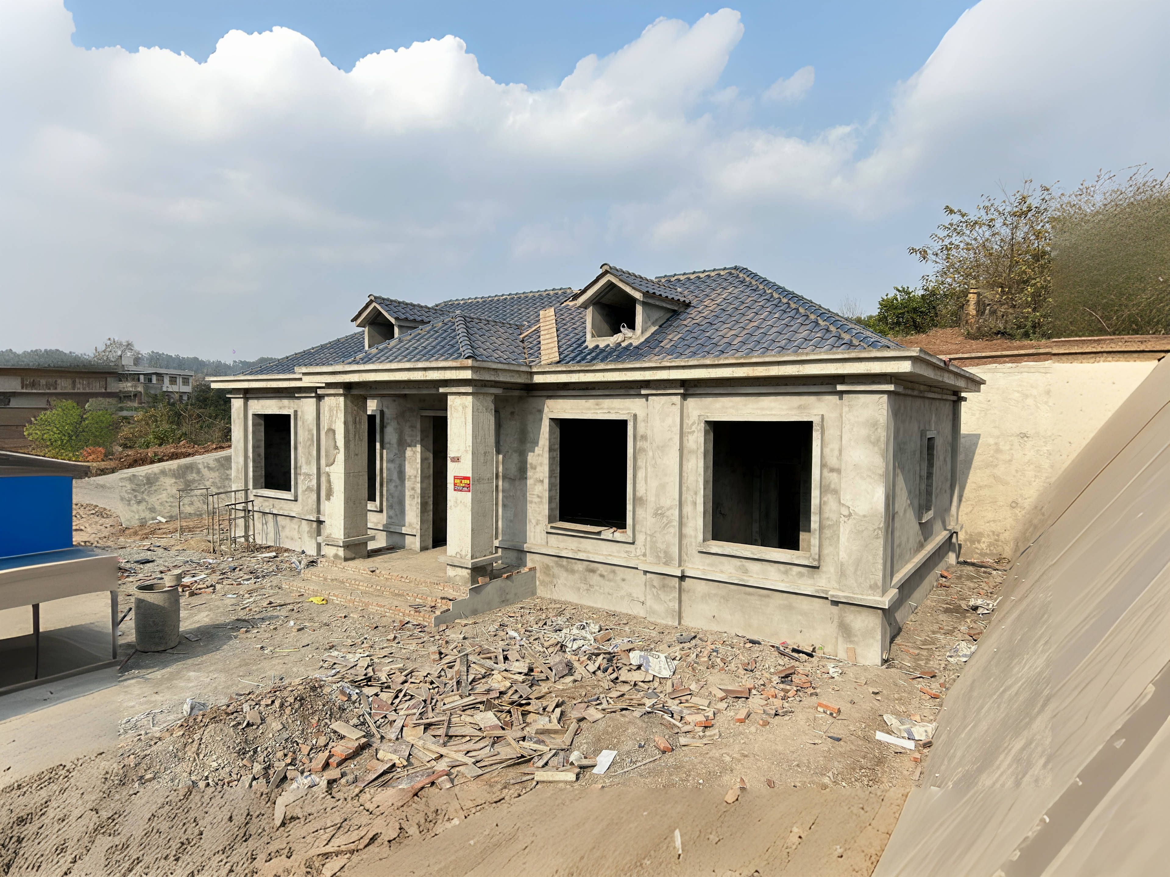 一层五间自建房设计