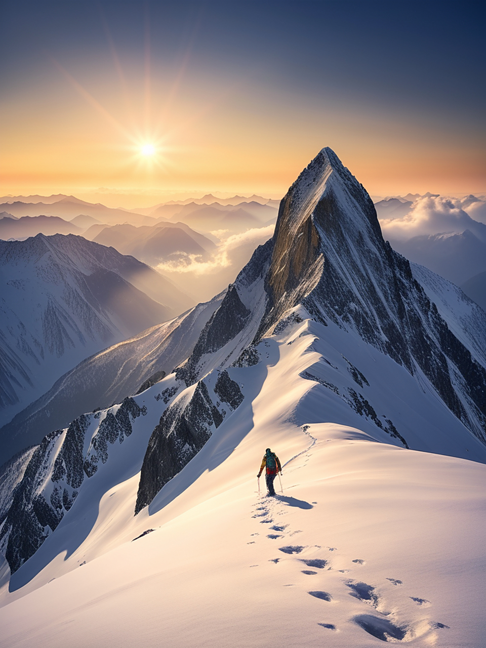 雪山•跋涉 ❄️在雪地中行走,感受着寒冷而又清新的空气,置身