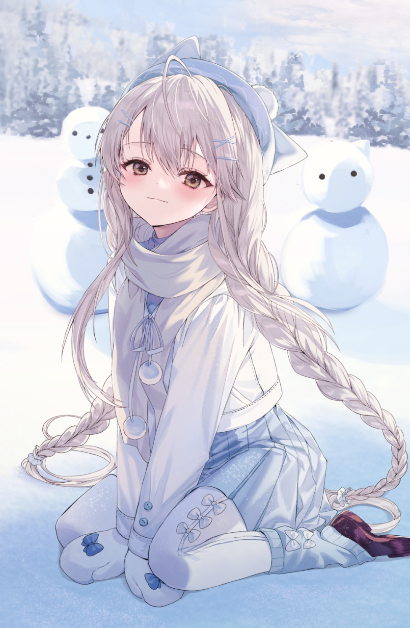 7015雪地上的嬉戏7615#二次元#  画师:paraffin