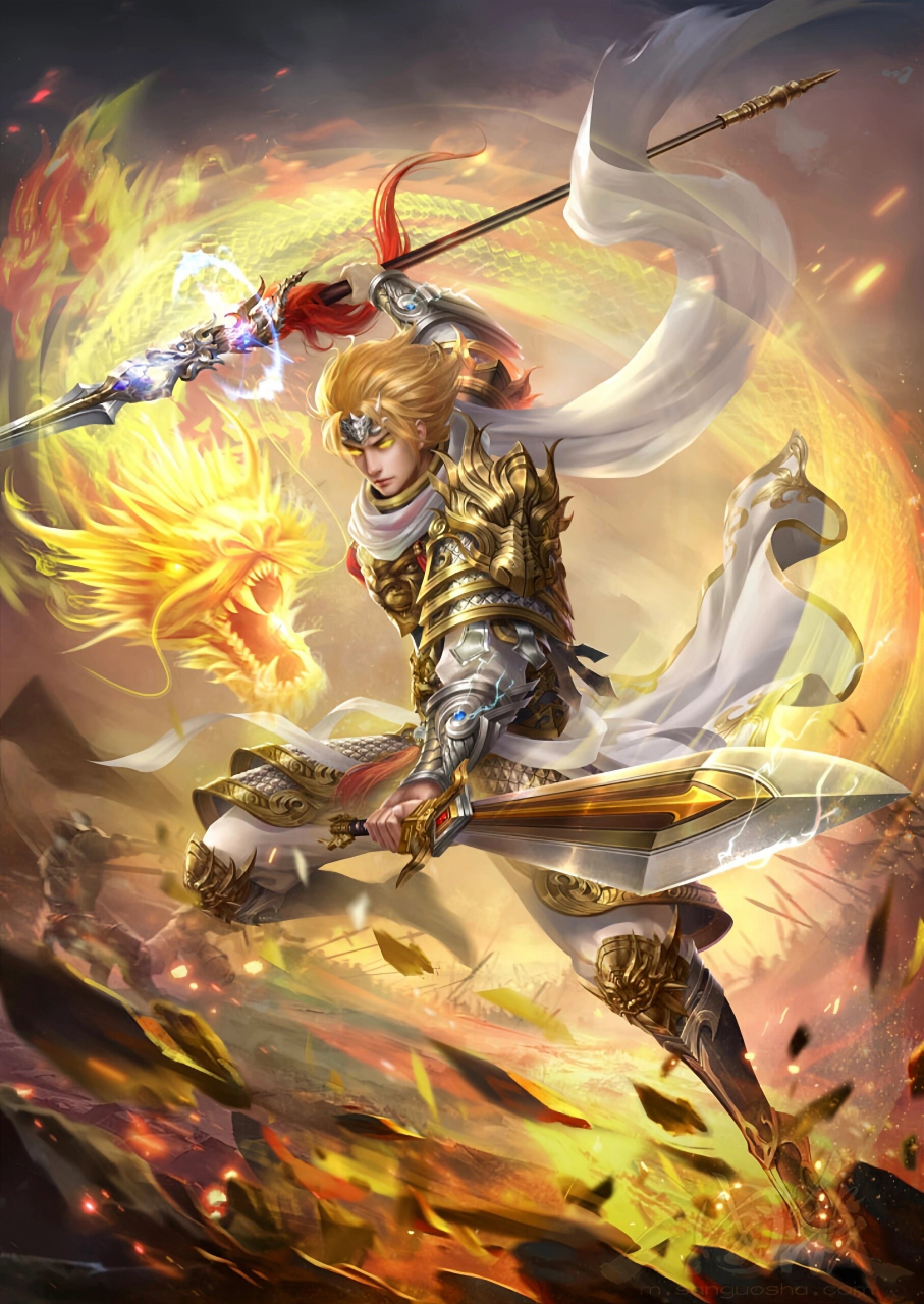 赵云绝望中仍存有一线生机!#变身动漫角色# #插画