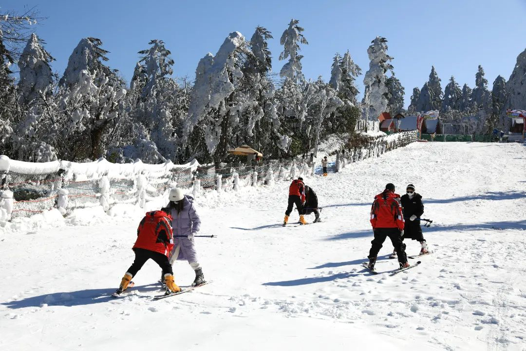 四川滑雪胜地图片