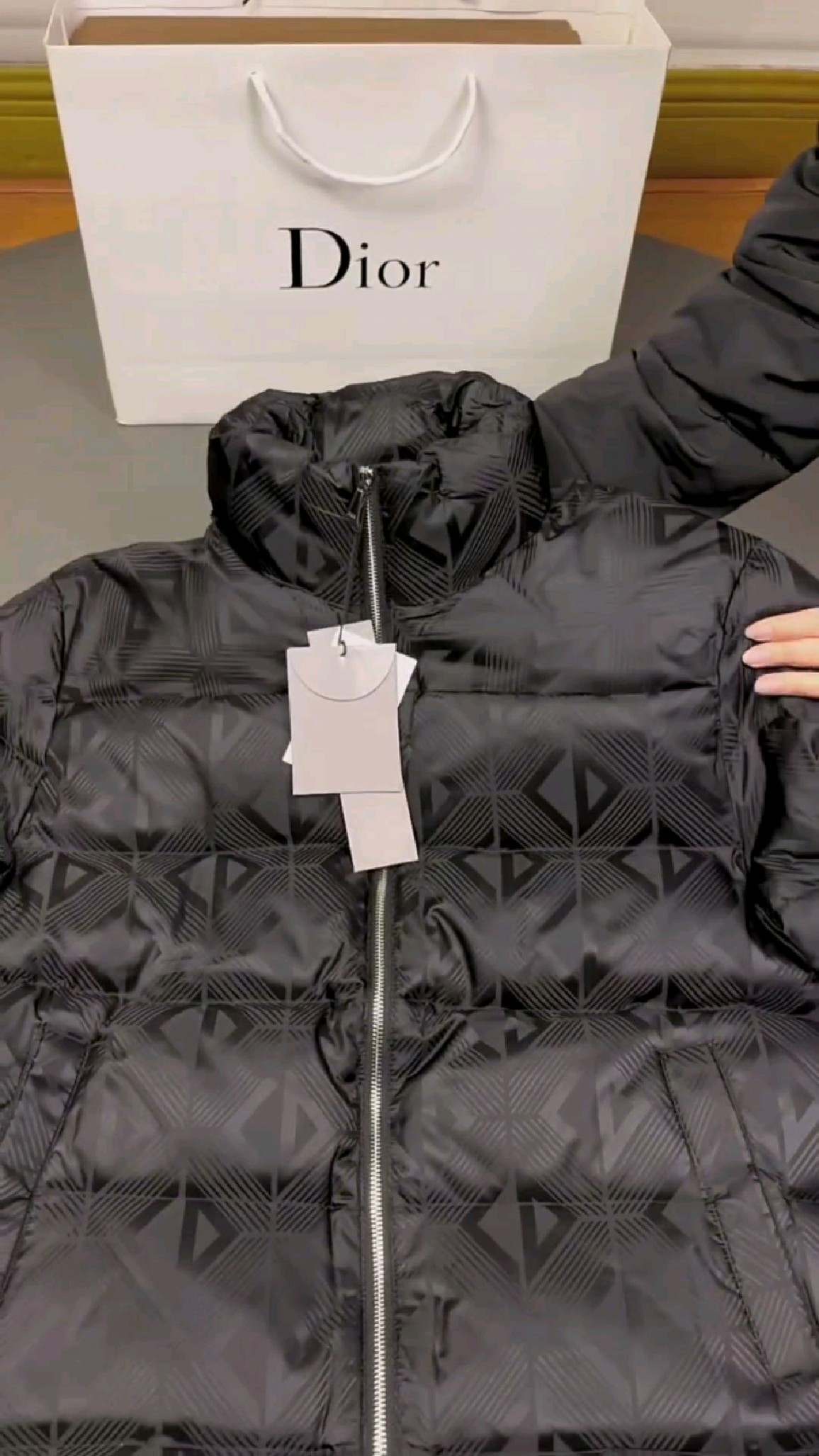 迪奥男士羽绒服,保暖舒适兼具穿搭时尚感.