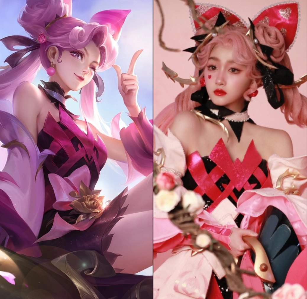 蔷薇小甜心破壁而来?关晓彤cos孙尚香美哭,雪白大长腿太养眼了