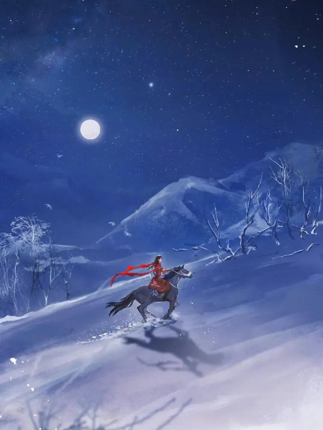 前日风雪中故人从此去41句下雪古诗词合适发朋友圈二