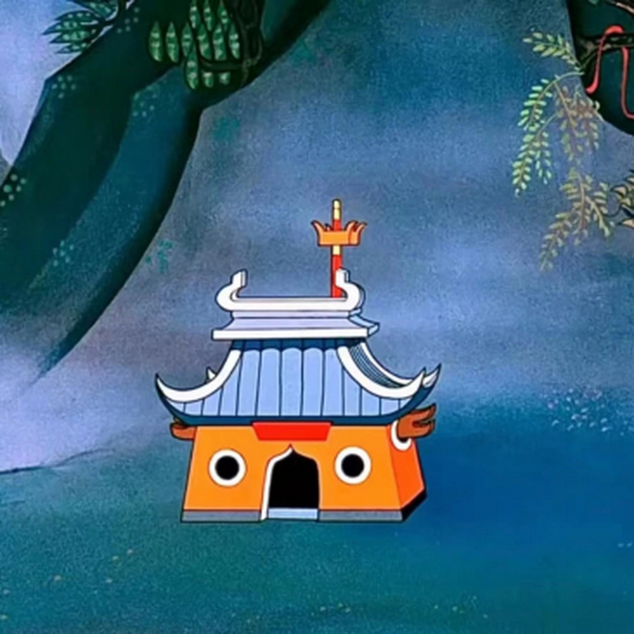 旅游的时候,遇到动画片中孙悟空变成的房子了.这房子是原型吧!