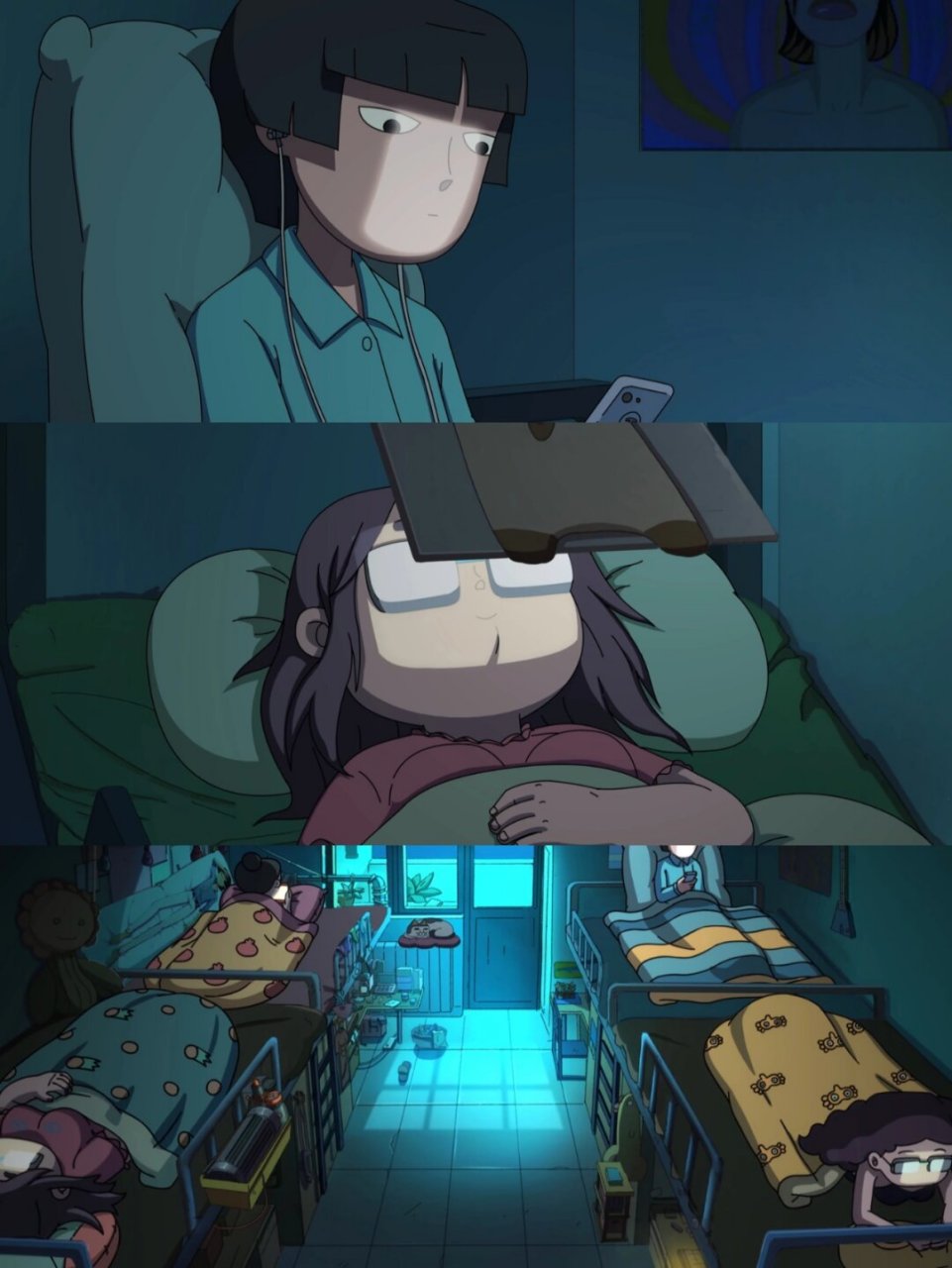 这部动漫原名是《女生宿舍日常》,一共有两季哦