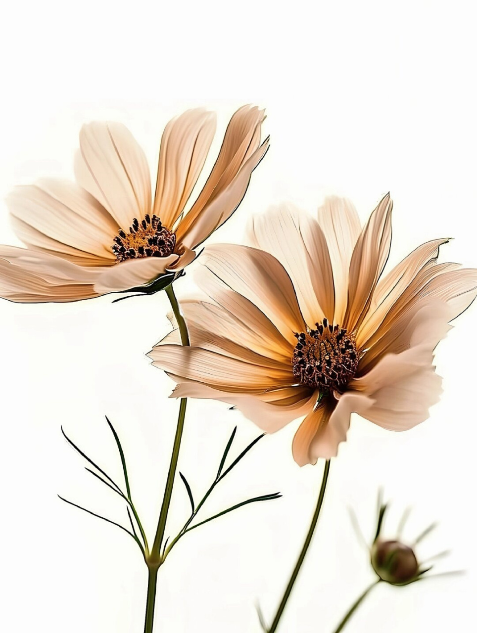 绘画素材:波斯菊  波斯菊,优雅的花姿与丰富的色彩,为你的创作带来