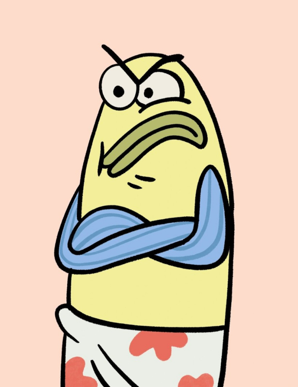 路人鱼系列|谁看了都得心情好  海绵宝宝里的路人鱼虽然只是配角,但