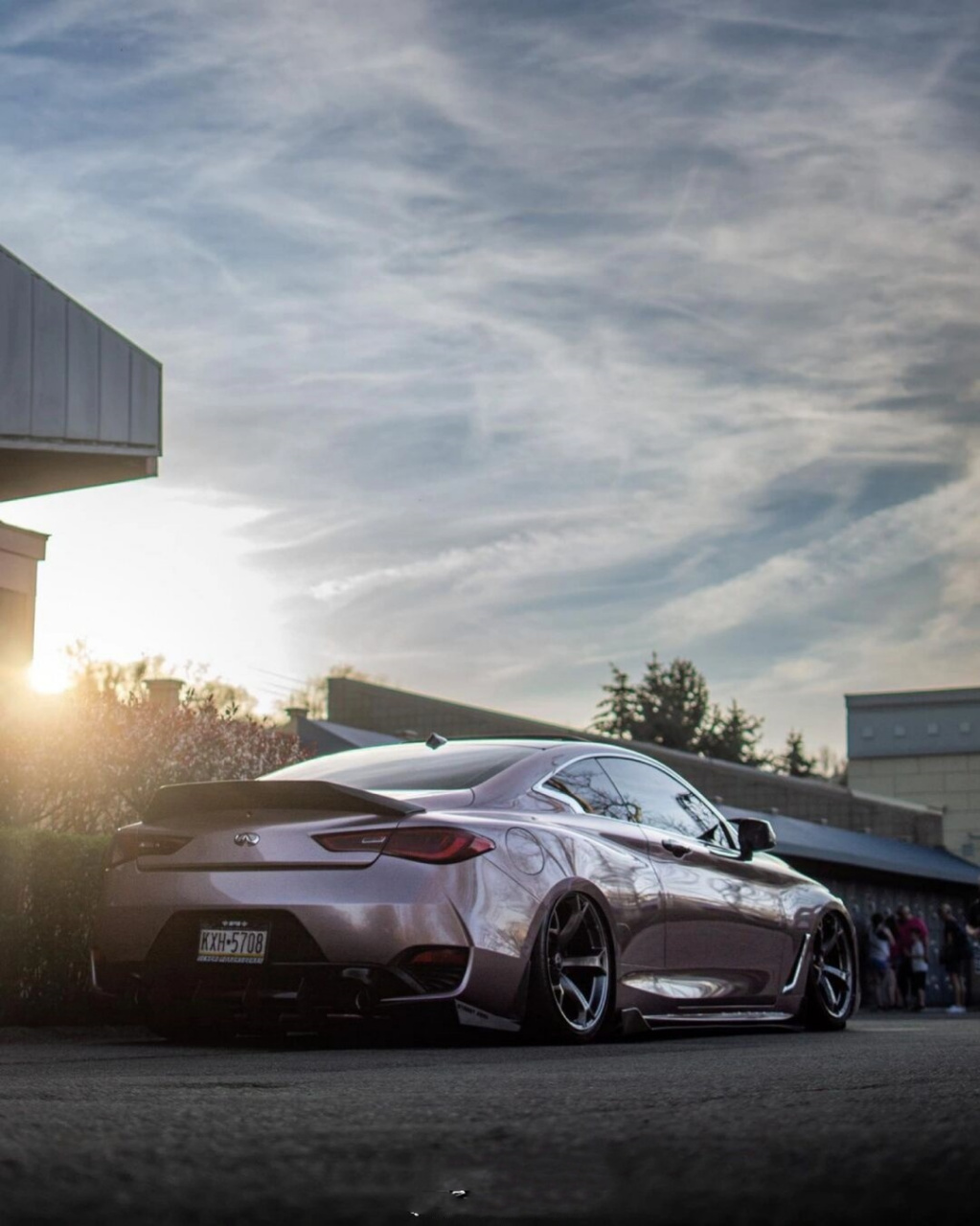 浪漫情怀的英菲尼迪q60|改色水晶玫瑰金  英菲尼迪q60,这款双门轿跑