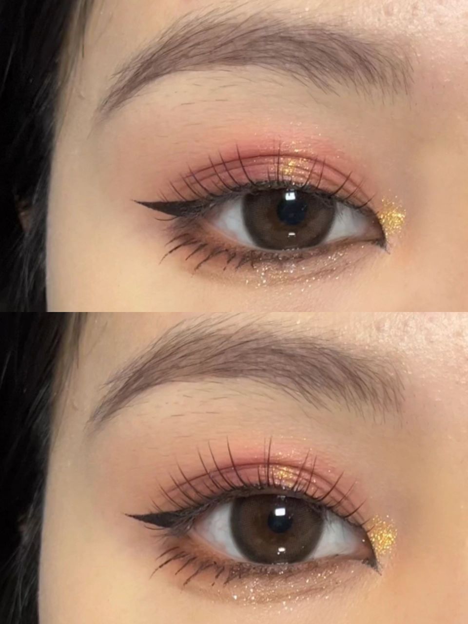 微醺人间富贵花 御姐日常必备氛围感眼妆 烟熏玫瑰配色的眼影加上清透