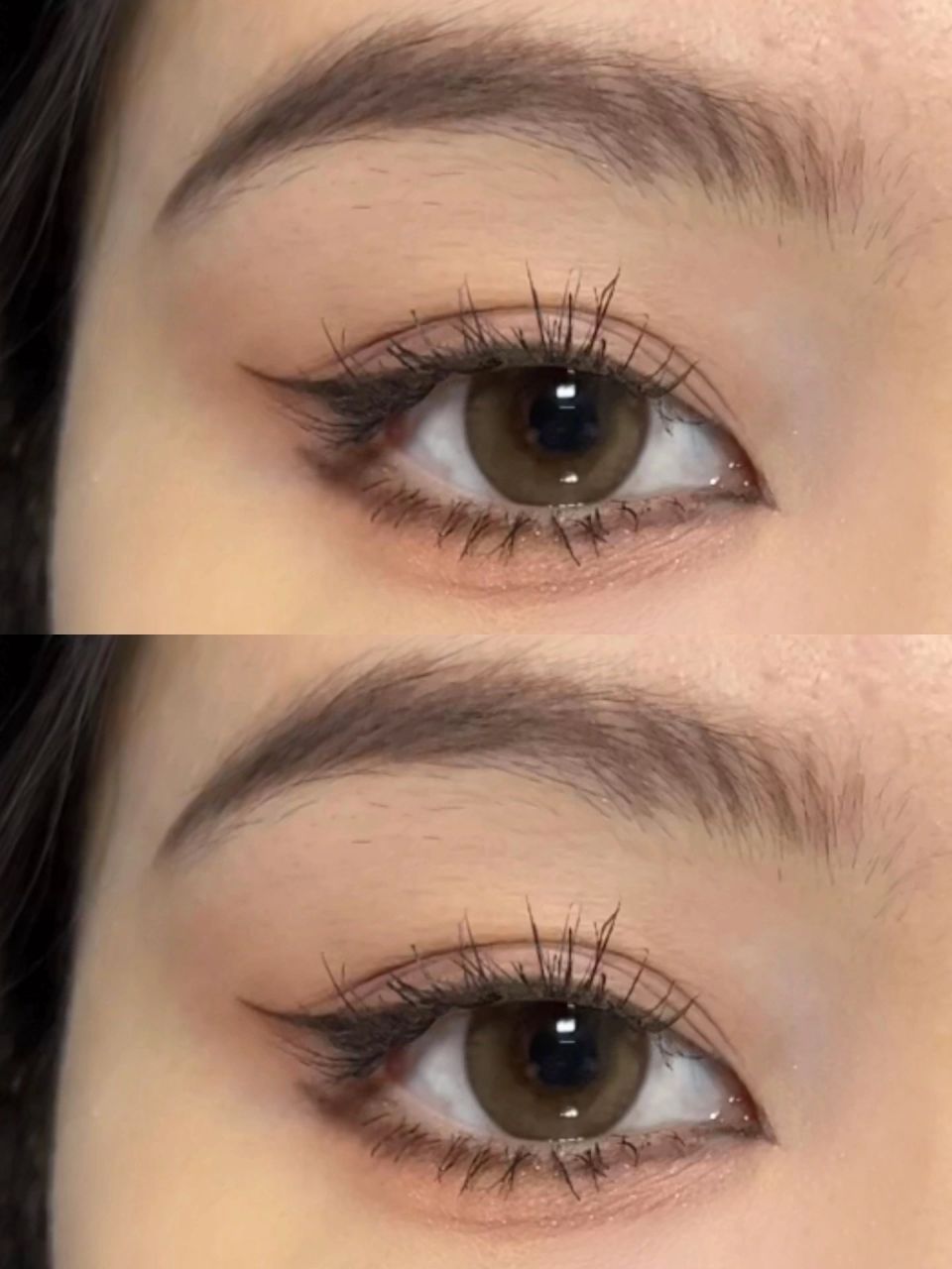 韩系厌世狐狸眼 来画这个比较日常的清冷感狐狸眼妆 眼妆部分突出眼线