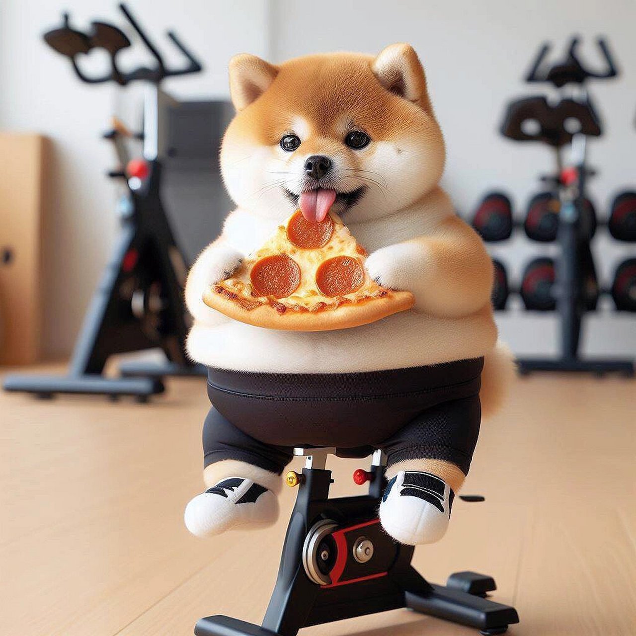 美食才是小肥柴减肥的动力!  朋友们,今天壮壮丫也努力减肥啦!