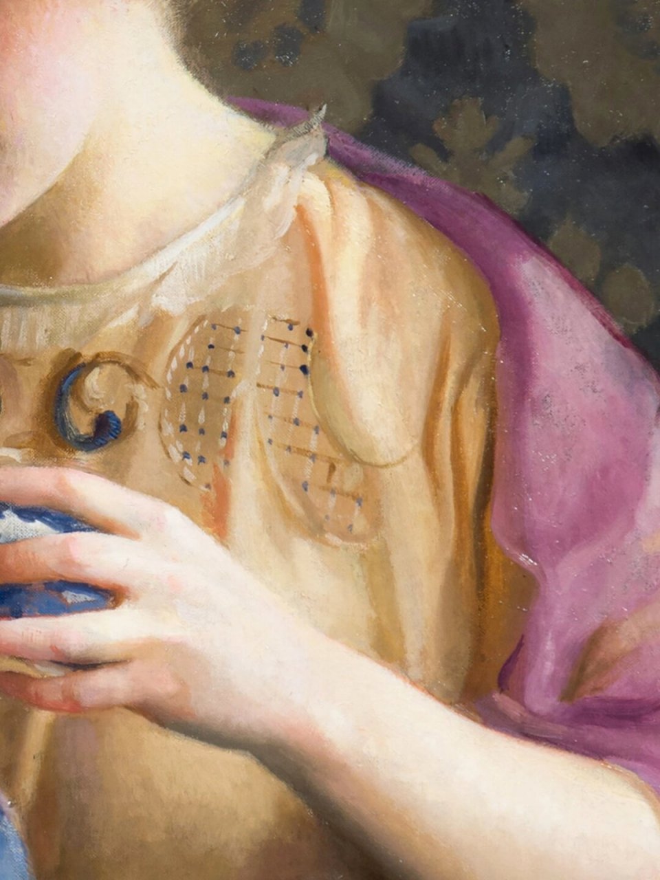 每天认识一幅世界名画 蓝色的罐子  每天认识一幅世界名画系列将带你