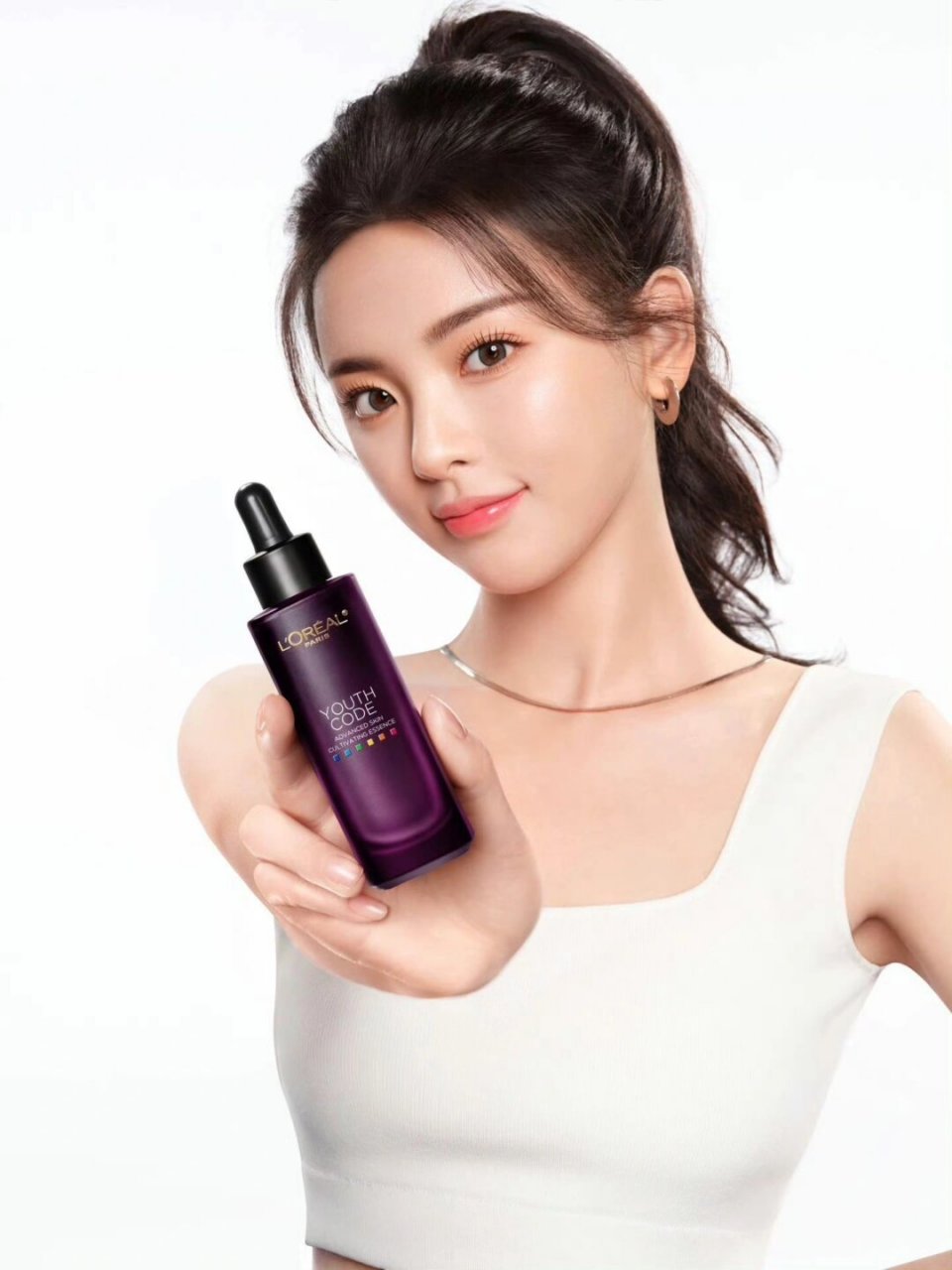 巴黎欧莱雅活力代言人杨超越真美  哇真的超美哦