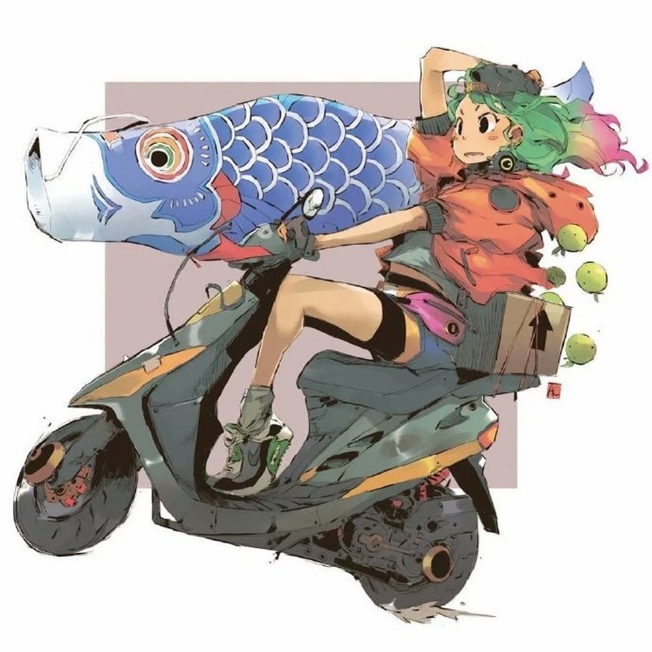 灵动活跃的街头画风 动漫插画参考 andrewcockroach #插画# #插画作品