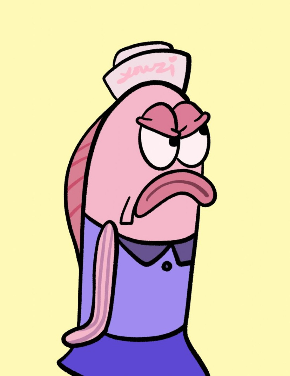 路人鱼系列|谁看了都得心情好  海绵宝宝里的路人鱼虽然只是配角,但