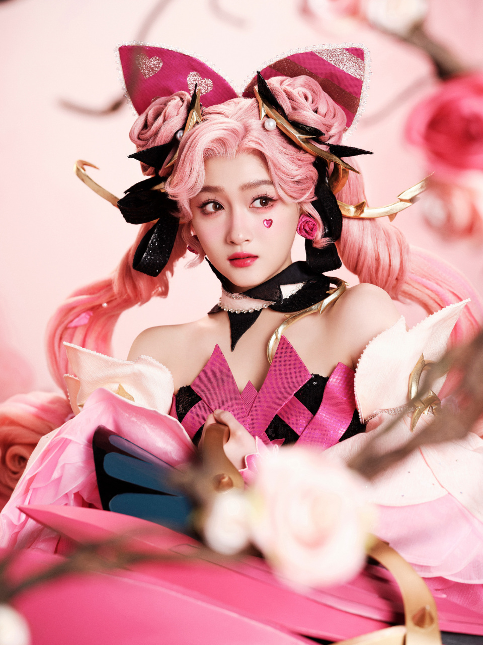 关晓彤cos孙尚香!