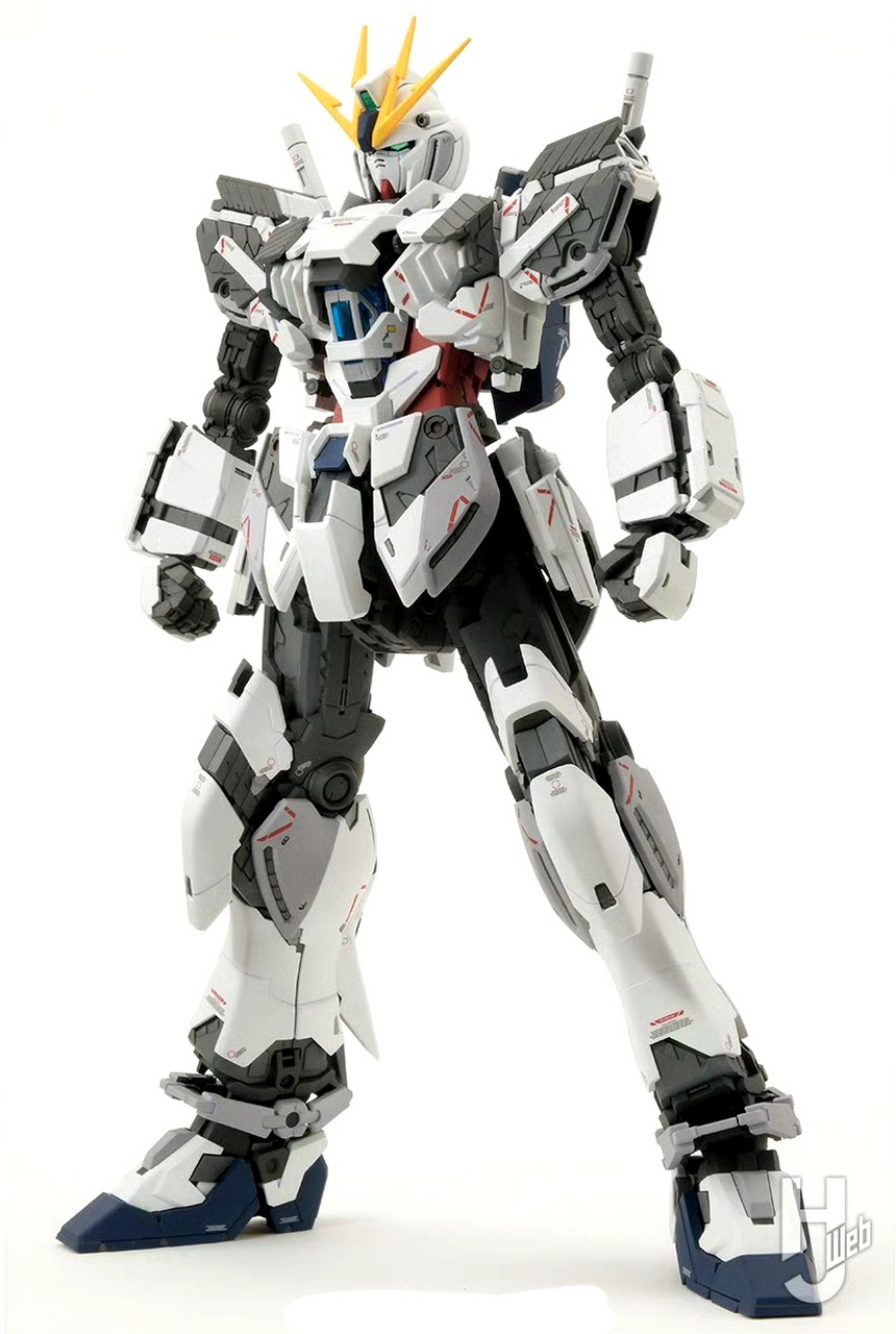 模型欣赏:机动战士高达uc mg 1/100 nt高达 c装备 ver.ka.