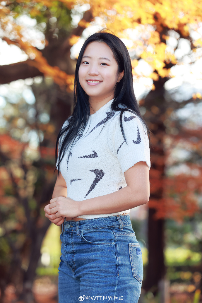 韩国女乒19岁天才少女,成韩国女乒最强者,亲切叫王楚钦"欧巴"