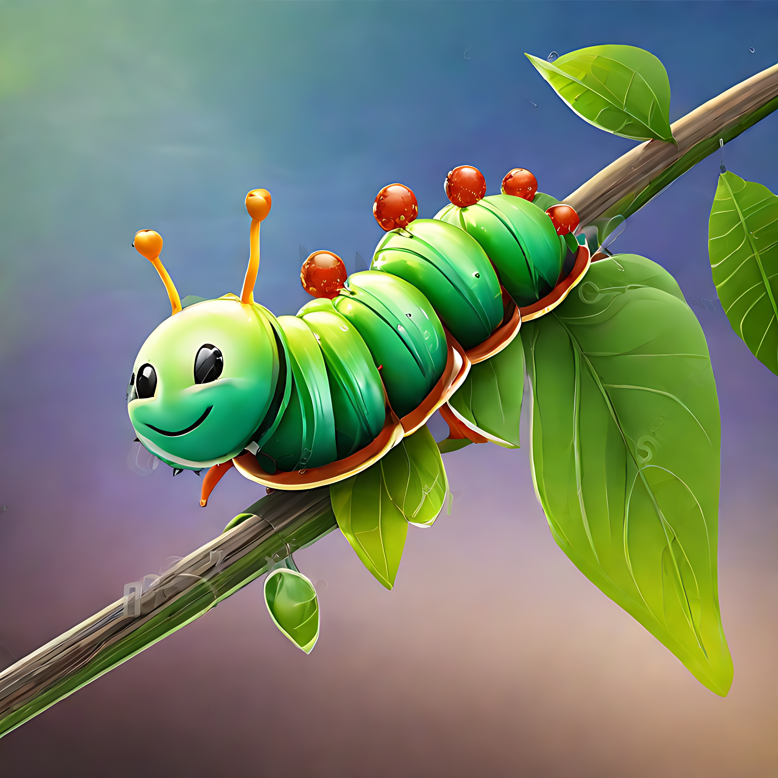 好可爱的毛毛虫#毛毛虫