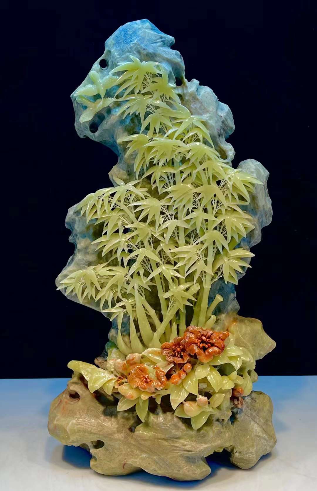 被誉为青田石的"四大名旦"之一——封门青